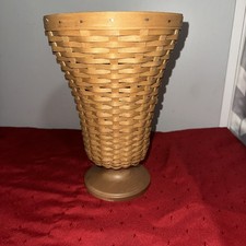 Longaberger 2003 Collector's Edition Floral Vase Basket picture