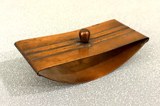 c.1920's  ROYCROFT STYLE COPPER ROCKER INK BLOTTER - ART DECO ERA DESK ACCESSORY picture