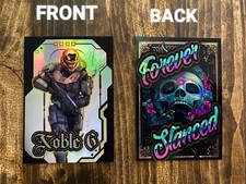 Holographic NOBLE 6 Collectable  Novelty card picture