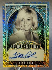 🍿🎬TINA COLE 2024 Leaf Metal Pop Century Shimmer Auto SP /15 #MY THREE SONS🎬🍿 picture