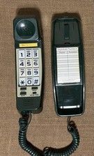 Vintage Hunter Green Lenoxx Sound Wall Mount Phone, push button picture