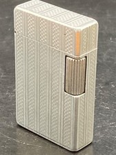 Vintage St. Dupont Side Spinner Flip Top Aluminum Pocket Lighter picture