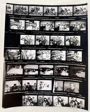 Original 1980s Punk New Wave Band Contact Sheet Photo Simpletones Kendall Jay picture