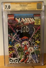 X-Men Annual #14 CGC 7.0 3X Signed SS Claremont, Adams, Milgrom 1st App Gambit picture
