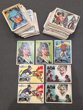 1966 Topps Batman Black Bat Cards Lot of 124 Joker Robin Catwoman Penguin rookie picture