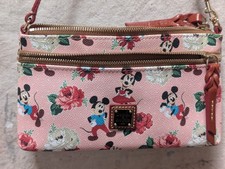 Dooney and Bourke Purse Clutch Disney Minnie and Mickey Very Rare Design OFFER picture