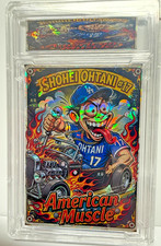 2026 Graded 9 SP/500 American Muscle Shohei Ohtani Dodgers Refractor   cv rc picture
