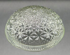 Vintage Glass Mid Century Fixture Ceiling Light Shade 7.75” Fitter picture