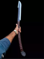 Custom Handmade 32-in Carbon Steel 1095 Hunting Sword with Sheath picture