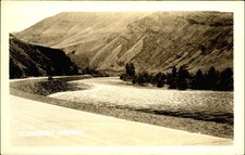 Ellensburg Highway Washington WA ~ RPPC real photo postcard ~ 1920s car picture