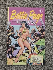 Bettie Page Comics #1 Double SIGNED By Dave Stevens + 4 More Dark Horse 1996 🔑  picture
