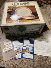 Vintage Corelle golden butterfly dinnerware set. picture