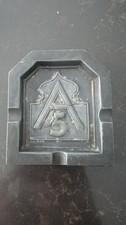 WWII U.S. 5th Army Mess Hall Ashtray Original And Hard Too Find picture