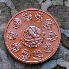 1 oz. 2025 Modern LIBERTAD coin tribute .999 fine copper round ADVP picture