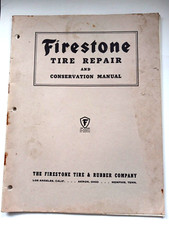 Vintage Firestone Tire Repair & Conservation Manual 1942 #M312 Complete 32 Pages picture