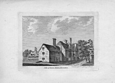 1786  engraving of  john of gaunts  kitchen    dorsetshire picture