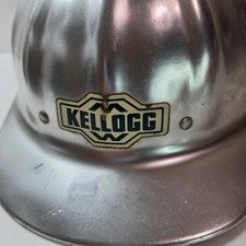 Vintage Fibre-Metal Superlite Aluminum Hard Hat Kellogg Cereal Safety Helmet USA picture