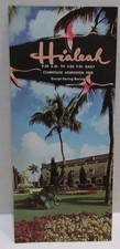 Vintage Hialeah Travel Brochure, Miami Florida Horse Racing  picture
