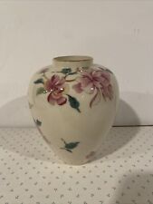 Vintage Lenox Barrington Collection Vase Pink Floral Porcelain 7” Gold Trim picture