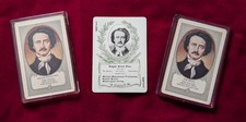Edgar Allan Poe 1897 Fireside Game SCARCE +2 1932 Original Game Cards Halloween picture