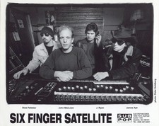 Six Finger Satellite Silver Gelatin Print 1990s Sub Pop Band Promo Press Photo picture