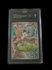 2025, Meowth, #106, Mega Evolution, Phantasmal Flames, Illustration Rare, TAG 9 picture