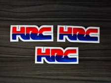 3pcs HONDA HRC Team MOTORCYCLES Motorgp Iron on Patches Embroidered Sewn on picture