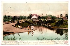 Kansas City, MO Park View Pond Waterfountain Reflection BIV - A60 picture