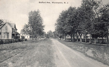 Manahawkin NJ Stafford Avenue Road Postcard  picture
