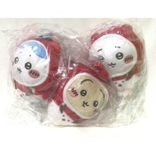 Chiikawa E Prize Christmas Ornament Plush Set of 3 Hachiware Usagi Japan picture