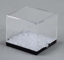 Clear Plastic Specimen Display Perky Boxes with Styrofoam Inserts, 6 pack picture