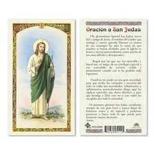 Oración a San Judas Spanish Laminated Prayer Cards Pack of 25 Catholic Religious picture