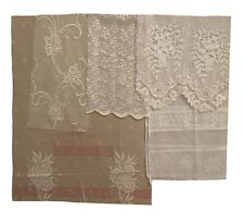 beautiful 1980’s european synthetic lace curtains and fabric 1471 picture