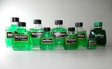 Mennen Skin Bracer Early 1970s 9 Bottles, 8oz, 6, 5, 4, 3 1/2, 1 1/2, 1 1/4, 1/2 picture