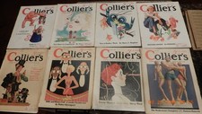 Collier’s The National Weekly Magazine 1930 Through 1938 Magazine Lot x8 picture