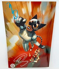 Absolute Catwoman #1 DOUBLE SIGNED Snyder Che Grayson COA Bengal Foil 1st Print picture