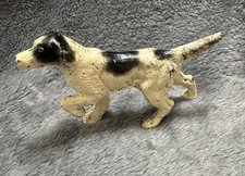 Antique Hubley Cast Iron English Setter Dog Figurine 4 1/2” L X 2 2/4” H picture