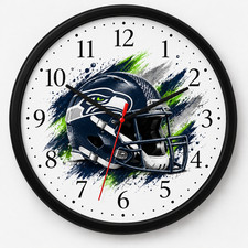 Seattle Seahawks Wall Clock | Family Fan Sports Gift picture