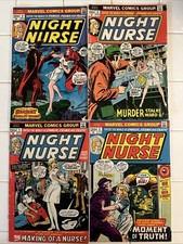 Night Nurse 1-4 VG-FN. Complete Set 1972 Rare HTF. C Pix, Notes, Store. picture