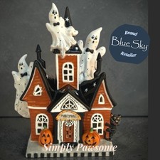 Blue Sky Clayworks PHANTOM HALL 2026 Halloween Candle House NEW IN BOX picture