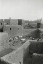 Inner courtyard Kano Nigeria 1930 Old Photo picture