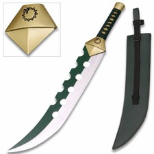 Meliodas' Demon Sword Lostvayne Green and Silver Blade picture