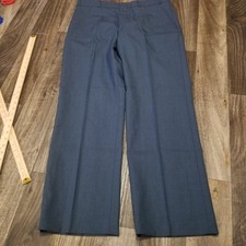 Canadian Armed Force Slacks Blue Wool Blend Unissued Size 36 picture