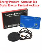 Energy Pendant Quantum Bio Scalar Necklace Initial Letter Details About Powerful picture