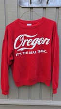 Super Rare Vintage 80s Oregon Coca-Cola logo sweatshirt - Medium picture