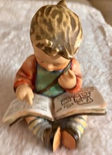 Vintage Goebel Hummel Figurine “Thoughtful” #415 TMK -6 MINT Incised Signature picture