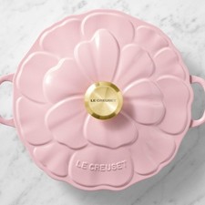 Le Creuset Signature Petal Braiser 2.25 Qt Enameled Cast Iron France picture