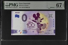 0 Euro Disney Banknotes - Mickey Mouse (7,250 Printed Notes) - PMG 67 Superb Gem picture