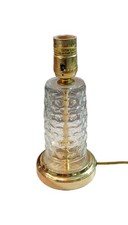 Vintage Crystal Glass Table Lamp Base 10