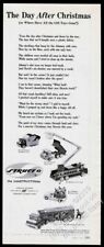 1967 Structo snorkel fire engine truck horse van merry go round photo print ad picture